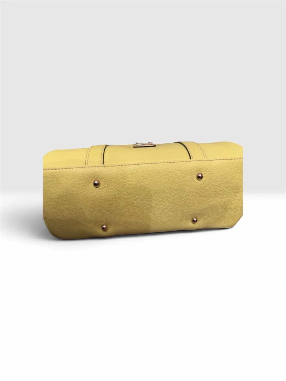 Dooney & Bourke Lemon Yellow Pebble Leather Satchel